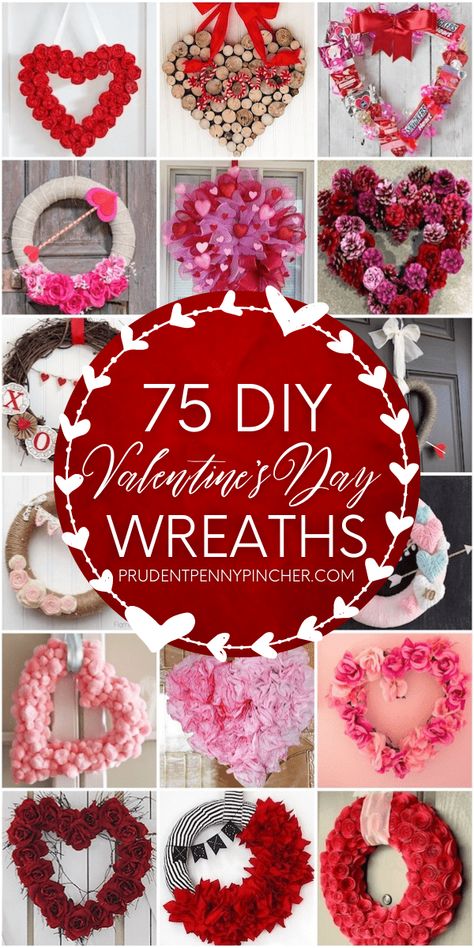 Rose Wreaths, Heart Wreaths, Couronne Diy, Saint Valentin Diy, Romantic Diy, Diy Valentines Day Wreath, Valentine Wreath Diy, Valentines Bricolage, Valentine's Day Crafts