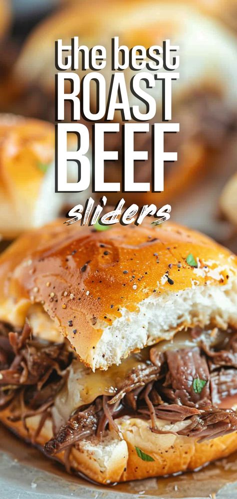 Roast Beef Sliders [25 Minutes] – Chasety Roast Beef Hot Shots, Mini Roast Beef Sliders, Roast Beef And Cheese Sliders, Roast Beef Panini Recipes, Pot Roast Sliders Hawaiian Rolls, Roastbeef Sliders Au Jus, Roast Beef Sliders With Au Jus, Recipes Using Roast Beef, Roast Beef Lunch Meat Recipes