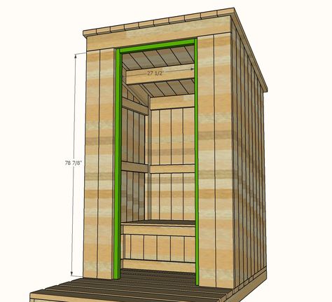 Oregon Homestead, How To Build An Outhouse, Outhouse Ideas, Building An Outhouse, Outhouse Plans, Rustic Furniture Plans, Cat Shelters, Outhouse Bathroom, Compost Toilet