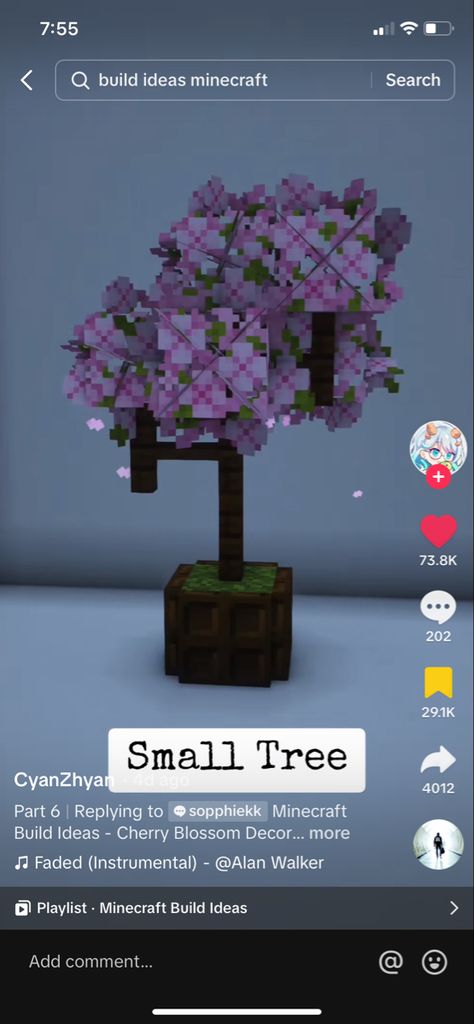 Unicorn Minecraft Build, Cherry Blossom Colour Palette Minecraft, Minecraft Amethyst Enchantment Room, Cherry Greenhouse Minecraft, Minecraft Japanese Cherry Blossom, Minecraft Umbrella Ideas, Bunny Farm Minecraft, Cherry Minecraft Village, Minecraft Custom Trees Cherry Blossom