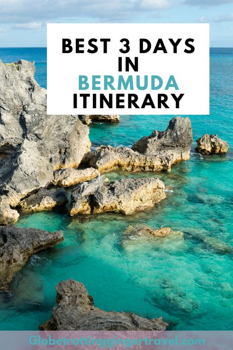 Top things to see and do in Bermuda Island. This is a perfect 3 day itinerary and shows you all of the best outdoor adventures, art, beaches and food. Also, you can't miss the pink sand beach in Bermuda! Horseshoe Bay Beach Bermuda, What To Do In Bermuda, Bermuda Packing List, Things To Do In Bermuda, Bermuda Vacation Outfits, Bermuda Excursions, Bermuda Itinerary, Horseshoe Bay Bermuda, Bermuda Vacation