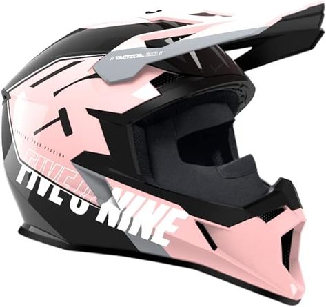 509 Tactical 2.0 Snowmobile Helmet (Matte Dusty Rose - X-Small) #AD Snowmobile Helmets, Tactical Helmet, Open Face Helmets, Full Face Helmets, Riding Gear, Helmet Accessories, Black Ops, Cold Air, Snowmobile