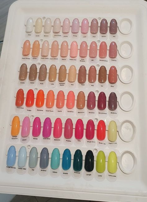 Beautiful Nail polish colours from The Gel Bottle and it lasts and it's VEGAN Nail Colours 2020, Summer Nails Basic Colors, Bio Chic Gel Polish Colours, Gel Nail Polishes, The Gel Bottle Biab Colours, Best Gel Polish Brand, Gel Polish Colors 2023, Nail Colour Palette, Solid Colour Gel Nails