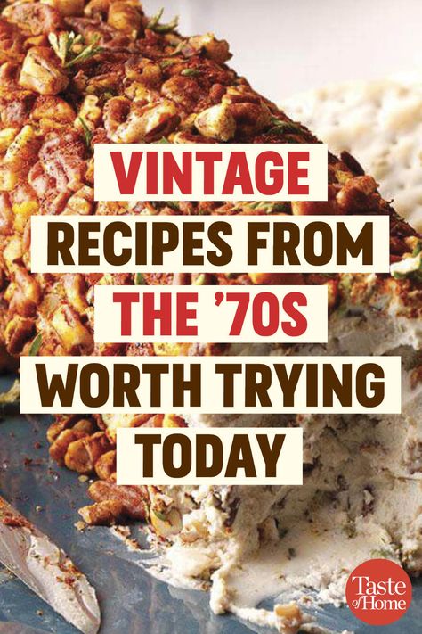 Recipes From The 70's, 70s Food, Thanksgiving Menu Ideas, Heirloom Recipes, Vintage Cooking, Grandmas Recipes, Thanksgiving Menu, Retro Recipes, Menu Ideas