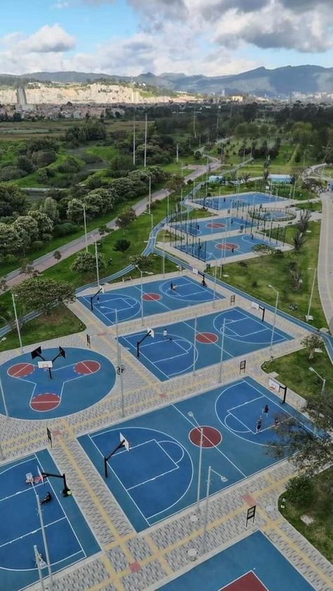 Sports Facility Architecture, Cool Basketball Wallpapers, Home Basketball Court, Sport Park, Basketball Is Life, Basketball Photography, Basketball Wallpaper, Landscape And Urbanism, Landscape Architecture Design