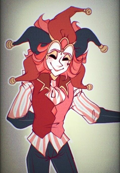 Clown Oc Art Inspiration, Circus Oc Art Male, Jester Oc Ideas, Clown Outfit Drawing Reference, Jester Pfp Aesthetic, Jester Oc Design, Ring Master Oc, Jester Outfit Drawing, Jester Oc Male