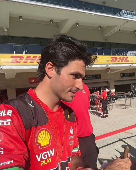 Carlos Sainz Boyfriend Material, Ferrari Drivers, F1 Wag, Loving Him Was Red, Formula 1 Car Racing, Smooth Operator, Formula 1 Car, Michael Schumacher, Ferrari F1