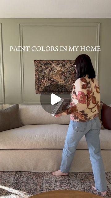 Megan Gieber on Instagram: "Current paint colors in my home ! 

Living room & Kitchen - French gray by farrow and ball 
Bathroom - Dead salmon by farrow and ball 
Lunas room - Sulking Room Pink farrow and ball 
Beaus room- Oval Room Blue farrow and ball 
Primary - Swiss Coffee Benjamin Moore ✨✨

Which is your favourite??" Brinjal Farrow And Ball Living Room, Farrow And Ball Bedroom Colours, Jitney Farrow And Ball Living Room, Farrow Ball Living Room, French Gray Farrow And Ball, Pink Farrow And Ball, Dead Salmon Farrow And Ball, Farrow And Ball Bathroom, Dead Salmon