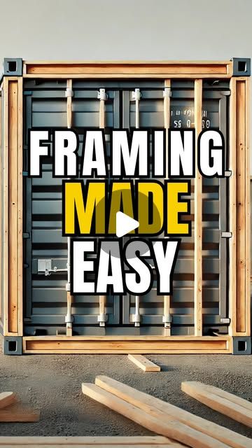 Channing McCorriston on Instagram: "Exterior Framing Brackets make it easy to fully frame your shipping container! Whether you're a beginner or a pro, this product is perfect for kicking off your next container project.

#shippingcontainers #containerhomes #containermods #modifying #protips" Container Project, Shipping Container, Container House, Make It Easy, Make It Simple, Shed, Hawaii, Make It, Exterior