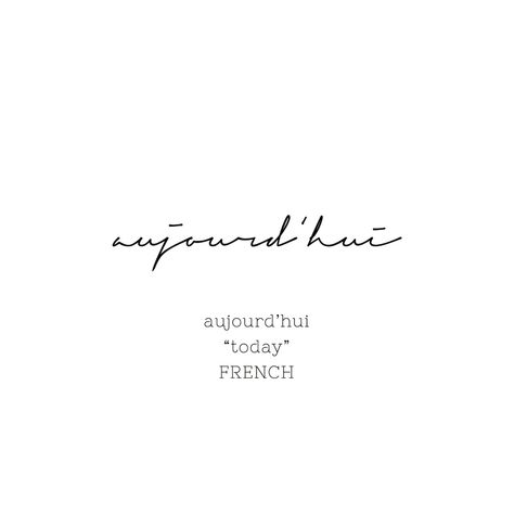 French Meaningful Words, Tattoo Quotes In French, Tattoos Cursive, Quotes In French, French Tattoo Quotes, Chicano Font, Cursive Fonts Handwritten, Short Quote Tattoos, Quote Tattoos Girls