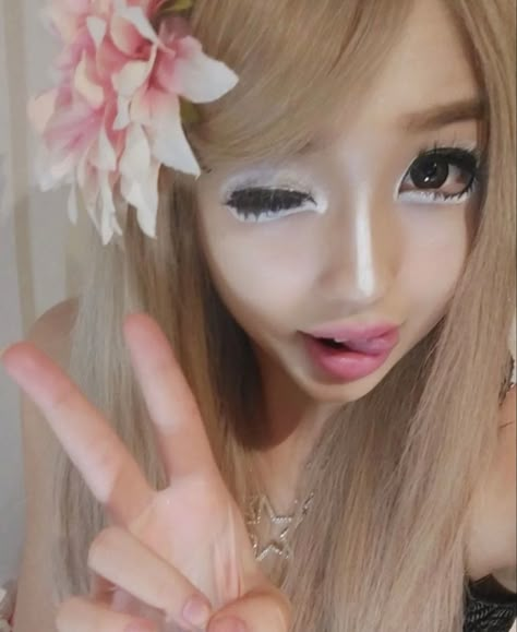 Makeup Tutorials Step By Step, Asian Makeup Tutorials, Gyaru Makeup, Fairy Makeup, Asian Makeup, Makeup Tutorials, Makeup Inspo, Instagram Photos, Makeup