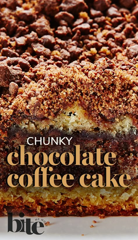 Chocolate Streusel Cake, Chocolate Almond Coffee Cake, Chocolate Brunch Ideas, Cake With Coffee In It, Chocolate Crumb Cake, Chocolate Coffee Cake Recipes, Chocolate Coffee Cake, Chocolate Cake With Coffee, Trifle Pudding