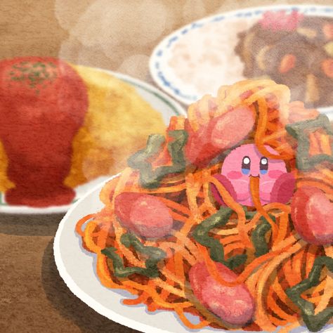 Kirby Food, Kirby Pokemon, Kirby Wallpaper, Kirby Cute, Waddle Dee, Cute Kirby, Animes Emo, Kirby Nintendo, Kirby And Friends