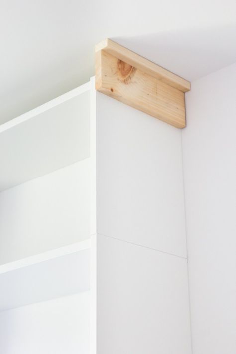 DIY Built Ins from IKEA Bookcases + ORC Week 2 - Bless'er House Billy Ikea, Ikea Built In, Billy Bookcases, Billy Bookcase Hack, Ikea Billy Bookcase Hack, Ikea Bookcase, Ikea Closet, Ikea Billy Bookcase, Ikea Furniture Hacks