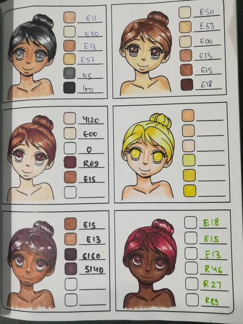 Ohuhu Skin Tones, Copic Skin Tones, Draw Ideas, Color Skin, Color Crayons, Colors For Skin Tone, Pencil Crayon, Copic Coloring, Random Art