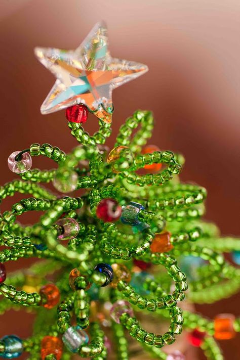 Beaded Tree Ornament, Beaded Tree, Beaded Christmas Tree, Wire And Beads Christmas Tree, Beaded Wire Christmas Trees, Diy Beaded Christmas Tree Earrings, Westrim Beaded Christmas Tree, Beaded Wire Tree, Christmas Tree Beads