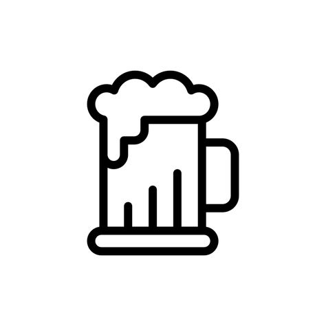 Fun Symbols, Beer Images, Beer Icon, Pint Of Beer, Home Icon, Vector Png, Drinking Beer, Free Png, Free Image