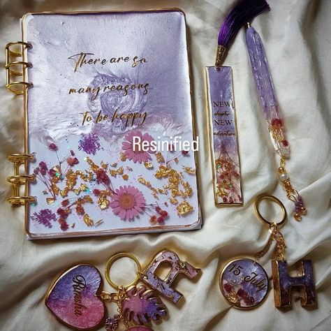 Lavender love 💜💜💜 . Resin diary with bookmark, pen, and matching keychain! . A perfect notebook/diary/journal with timeless style. Hand-made for writing, journaling, note taking, or sketching. . Can be completely customised. . Flaunt your writing with our resin diaries. . . Dm to order! . . . . #resinified #resinlovers #resinepoxy #journaling #resinobsession #lavender #key #floraldesign #writing #resinartist #resinideas#engagement #show #artwork #artcollector #journal #notebook #artistsonins... Resin Diary, Bookmark Pen, Writing Journaling, Resin Bookmarks, Matching Keychain, Diary Journal, Matching Keychains, Resin Ideas, Journal Diary