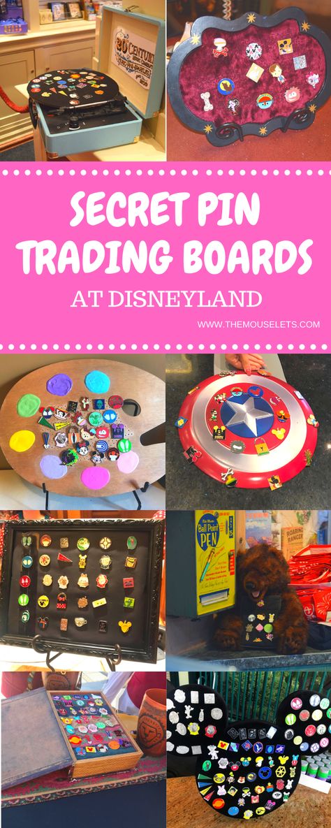 We searched the parks for the best pin boards in Disneyland and California Adventure!  #pintrading #disneypintrading Disney Cruise Pin Trading Board, Disney Pin Lanyard Alternative, Disneyland Travel, Trading Pins At Disney World, Disneyland And California Adventure, Disney Trip Surprise, Disney World Packing, Disney Surprise, Pin Trading Disneyland