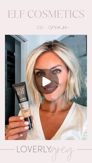 Brittany Sjogren \\ Loverly Grey on Instagram: "Trying out a new CC Cream from @elfcosmetics a la @walmart 🫶🏼 #walmartpartner

Comment ELF to shop the details of the products I use!

I am wearing LIGHT 210 & feel like it’s a good fit for me! Only $15 & has sunscreen & is super lightweight 👏🏼 

Everything is linked on my profile in the @shop.ltk app. Search LOVERLYGREY in the search bar to find & follow my profile. The REELS & IG collection highlight at the top of my profile has all the links for my reels & IG posts. You can also source all links by clicking on the link in my bio - @loverlygrey 

Direct URL >> https://liketk.it/4JCTP 

#walmartmusthaves #elfcosmetics #cccream" Elf Camo Cc Cream Swatches, Elf Camo Concealer Swatches, Camo Cc Cream Elf, Elf Camo Concealer Light Sand, Elf Camo Liquid Blush, Elf 16hr Camo Concealer, E.l.f. Cosmetics, Cc Cream, Sunscreen