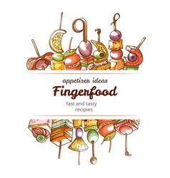 Canape finger food hand drawn restaurant poster Vector Image Wallpaper Iphone Quotes Backgrounds, Party Vector, Restaurant Poster, Blue Drawings, Appetizer Ideas, Food Sketch, Food Illustration Art, Food Logo Design, Food Backgrounds