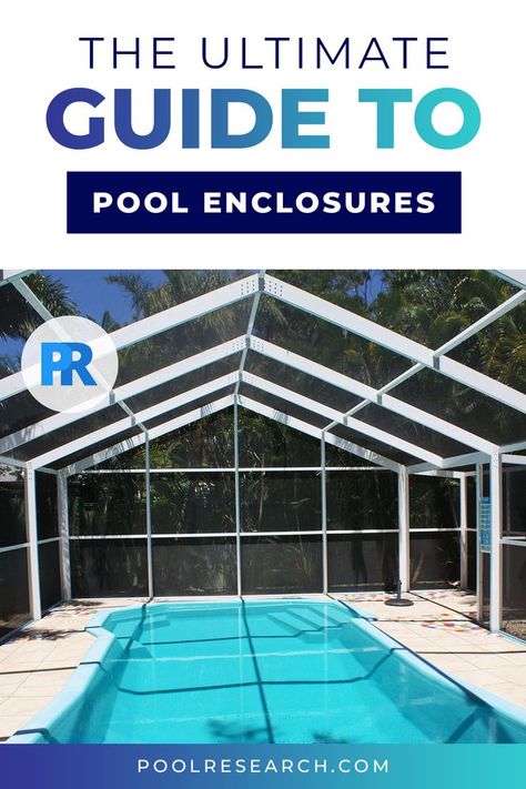 Outdoor Pool Enclosure, Covered Pool Ideas, Screened In Pool Ideas, Diy Pool Enclosure, Enclosed Pool Patio Ideas, Pool Enclosure Ideas, Screen Pool Patio Ideas, Pool Enclosures Screened, Glass Pool Enclosure