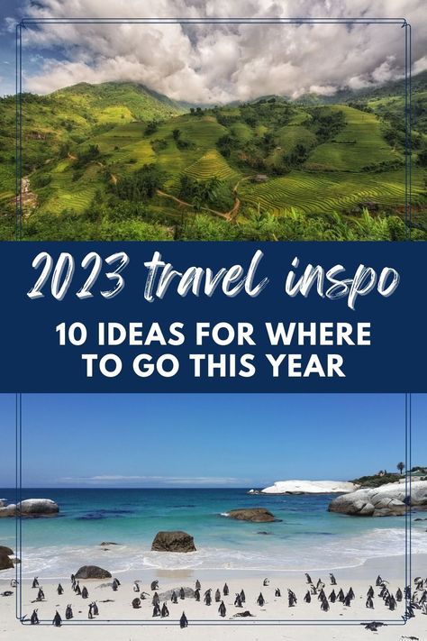 Where to Travel in 2023: 10 Destinations You'll Love | From sparkling beaches to winter wonderlands, & long weekend jaunts to bucket list trips, here are 10 amazing ideas for 2023 travel destinations. Trip planning ideas, travel inspiration, dream trips, where to go this year. #traveltips #travelinspiration #2023destinations Best Places To Travel 2023, Long Weekend Trip Ideas, Girls Trip Ideas, Bucket List Trips, Historical Travel, Vacation 2023, 2023 Travel, Dream Trips, Traveling Tips