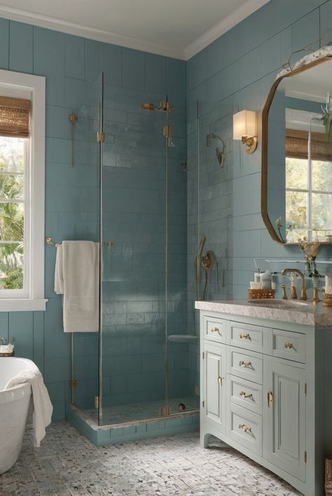 Embark on a daily interior designer journey with Skylark (2058-60) and transform your coastal bathroom into a serene refuge, perfect for unwinding after a long day. #Ad #homedecor #homedesign #bathroom #Painthome interiorarchitecture best Wall Colors for Bathroom Colors Bright Room Colors best colors combinations bathroom bathroom Remodeling Modern Paint Colors 2024 Beachy Bathroom Ideas, Paint Colors 2024, Bright Room Colors, Coastal Bathroom Design, Best Wall Colors, Modern Paint Colors, Beachy Bathroom, Beach House Bathroom, Bright Room