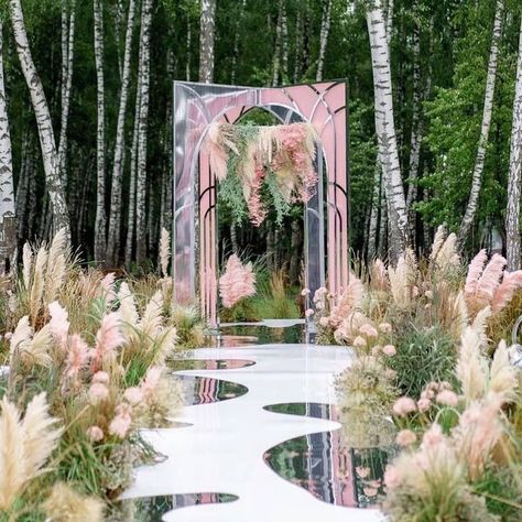 [New] The 10 Best Home Decor (with Pictures) -  Woodland fairytale    #Beautiful #Wedding #Decor #Love #WeddingPhotography #Forest #Style #OutdoorWedding #Design #Bride #Groom #WeddingInspiration #Best #Luxury #WeddingParty #iDo #Dream #WeddingAisle #WeddingPlanner #Ceremony #InstaGood #Fashion #WeddingVenue #Pink #EventDesign #Flowers #Romantic #SheSaidYes #UE4U #UnforgettableEvents Grass Wedding, Wedding Altars, Flower Installation, Wedding Event Design, Ceremony Arch, Wedding Stage, Wedding Aisle, Arte Floral, Wedding Deco