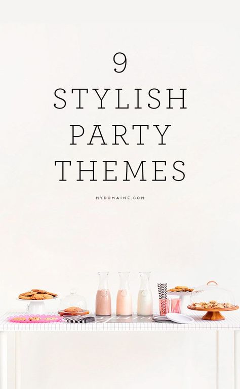 Chic Party Themes, Elegant Birthday Party Ideas, Theme Party For Adults, Creative Party Themes, Best Party Themes, Home Party Ideas, Adult Birthday Party Ideas, Party Themes For Adults, Birthday Party Theme Ideas