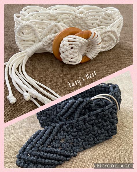 Give a makeover to your attire with a retro style boho macrame belt. Size, colour & pattern customisable. DM to order Macrame Belt Pattern, Macrame Belt, Boho Belts, Macrame Boho, Boho Macrame, Colour Pattern, Macrame Patterns, Style Boho, Belt Size