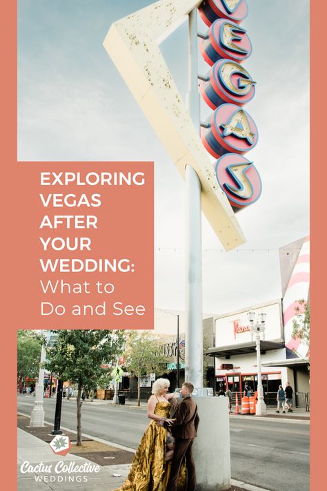 Head to Las Vegas for your destination wedding and make it an event to remember! Here's everything you need to do while in Las Vegas for your big day! From the glittering lights of the strip to the vibrant nightlife, there's something for everyone. From wedding planning to the unique things to do and see, Las Vegas has it all. So don't wait - Schedule in your dream destination wedding with Cactus Collective Weddings Today! Las Vegas Wedding Ceremony, Las Vegas Wedding Inspiration, Desert Weddings, Married In Vegas, Wedding Las Vegas, Elopement Planning, Vegas Elopement, Wedding Help, Dream Destination Wedding