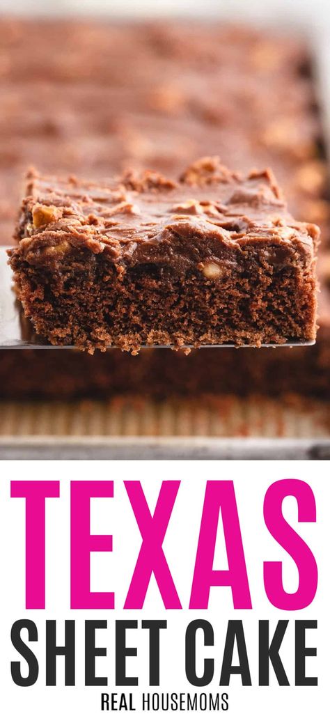 Texas Sheet Cake With Coffee, Original Texas Sheet Cake Recipe, Texas Cake, Cake With Coffee, Texas Sheet Cake Recipe, Amazing Chocolate Cake Recipe, Texas Sheet, Texas Monthly, Texas Sheet Cake