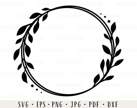 Laurel wreath svg Wedding frame svg Botanical frame svg Leaves frame svg Laurel frame svg Floral wreath svg Leaf monogram svg Leaves frame  #laurelwreathsvg #leavesframesvg #circleframesvg #flowers #circleleafsvg #laurelframesvg #floralwreathsvg #weddingmonogram https://etsy.me/3iUZKjC https://etsy.me/38N9BDd https://etsy.me/3fmsIGK Round Border Design, Svg Leaves, Floral Wreath Svg, Circle Svg, Botanical Frame, Leaves Frame, Leaf Monogram, Leaf Frame, Wreath Svg