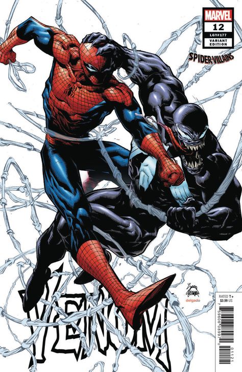 Spiderman Noir, Art Spiderman, Mark Bagley, Venom Comics, Black Spiderman, Marvel Venom, Spectacular Spider Man, Spiderman Comic, Ms Marvel