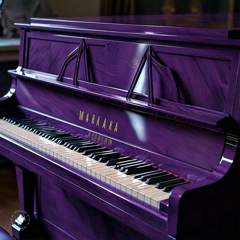 Piano Girl Aesthetic, Purple Piano, Piano Girl, Dark Violet, Upright Piano, Pretty Purple, Piano, Violet, Lavender