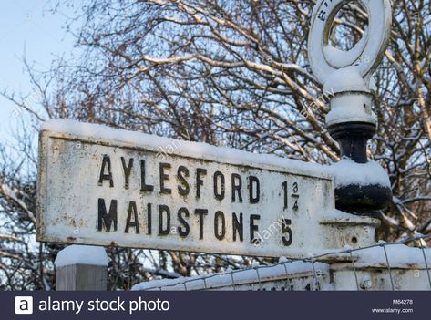 Aylesford Kent, Deep Snow, Kent Uk, County House, Old Signs, Live News, The Deep, Places Ive Been, Photo Image