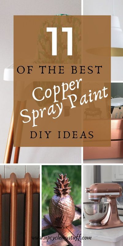 Spray Paint Diy Ideas, Paint Diy Ideas, Metallic Copper Paint, Matte Spray Paint, Copper Spray Paint, Spray Paint Projects, Food Mixer, Diy Spray Paint, Copper Paint