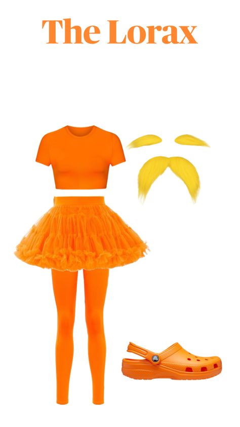 Lorax Costume, Orange Shoes, Tutu Costumes, The Lorax, Zodiac Signs, Halloween Costumes, Signs, Halloween, Quick Saves