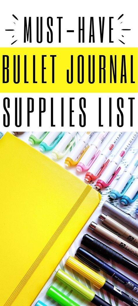 💥10 Best Bullet Journal Supplies for Beginners

Looking for the best bullet journal supplies for beginners? We've got you covered! This post includes a list of 10 essential supplies, along with links to where you can buy them. Whether you're just starting out or you're looking to upgrade your current supplies, we've got something for everyone.

#bulletjournal #bulletjournaling #bujo #planner #journaling #supplies #stationery Best Bullet Journal Supplies, Bullet Journal Supplies List, Journaling Supplies List, Journal Supplies Organization, Journaling Must Haves, Journal Must Haves, Bullet Journal Must Haves, Quotes For Bullet Journal, Bullet Journal Tools