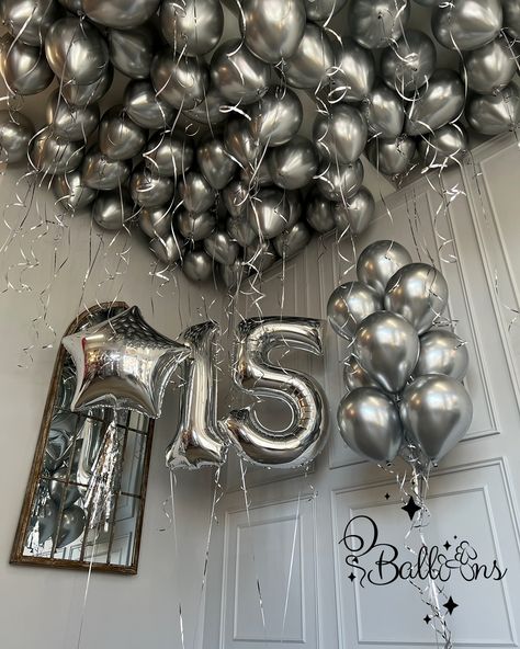 🎈✨ Need balloons delivered the same day in London? We’ve got you covered! ✨🎈 For fast and reliable balloon delivery, give us a call at 02033437356. We deliver 24/7 to make sure your special occasions are always celebrated in style! 🎉🎈 #BalloonDelivery #SameDayDelivery #LondonEvents #24HourService #SpecialOccasions #BalloonArt #OBalloons #londonballoons #шарикилондон #15thbirthday #15thbirthdayoballoons 16 Silver Balloons, House Of Balloons Sweet 16, Silver Balloon Bouquet, Silver Happy Birthday Balloons, Sparkle Balloons, 15 Balloons, Day In London, Balloon Delivery, 15th Birthday