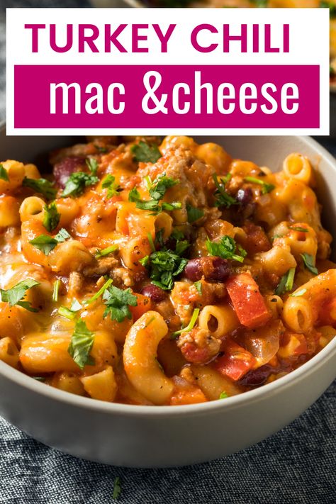 Low Carb Chili Mac, Healthy Chili Mac And Cheese, Turkey Chili Mac And Cheese, Ground Turkey Chili Mac, High Protein Chili Mac, Weight Watchers Chili Mac, Healthy Chili Mac, Weight Watchers Chicken Breast Recipes, Turkey Mac And Cheese