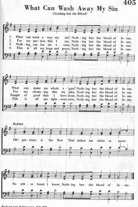 What Can Wash Away My Sin (Hymn) SATB Hymn Lyrics, Gospel Song Lyrics, Christian Hymns, Reading Sheet Music, Hymns Of Praise, Hymn Sheet Music, Hymn Music, Worship Songs Lyrics, Church Songs