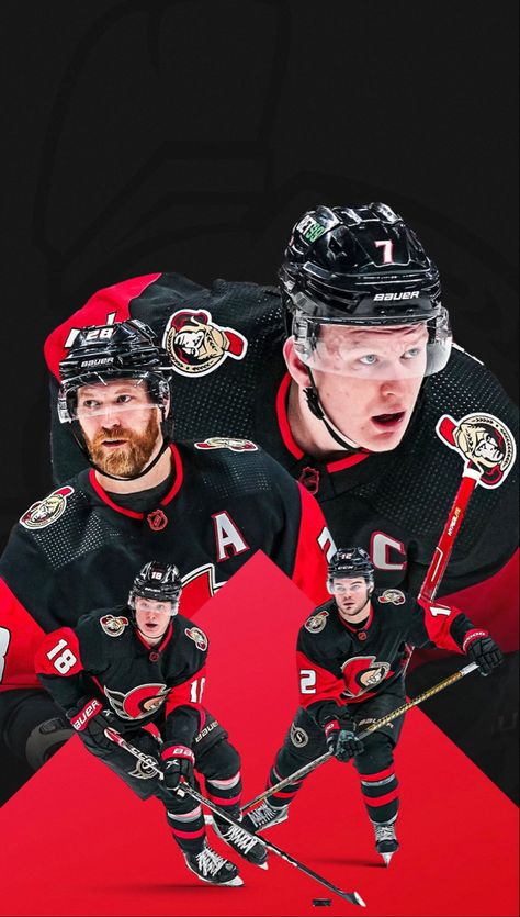 Nhl Wallpaper, Hockey Memes, Ottawa Senators, Sports Wallpapers, Pro Sports, Football Wallpaper, Hockey Players, Ice Hockey, Ottawa