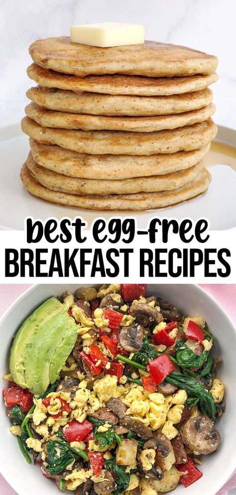 Savoury Breakfast No Egg, Breakfast Without Eggs Or Milk, Brunch Recipes Without Eggs, Savory Eggless Breakfast, No Egg Brunch Ideas, Breakfast Ideas Healthy No Egg, Easy No Egg Breakfast Ideas, Savory Breakfast Without Eggs, Healthy Breakfast Ideas Without Eggs