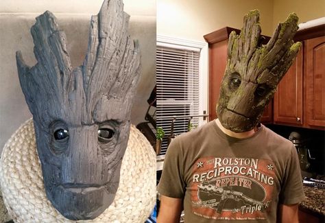 Foam Clay Mask Cosplay, Eva Foam Mask, Animal Masks Diy, Cosplay Foam, Sculpting Foam, Foam Mask, Foam Costume, Mask Project, Foam Cosplay