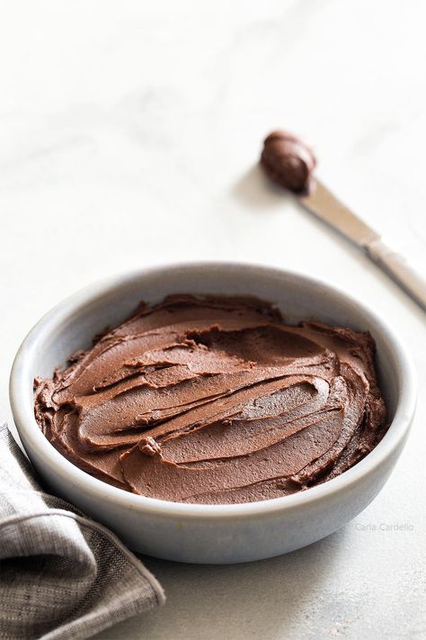 Small Batch Chocolate Frosting - Homemade In The Kitchen Small Batch Of Frosting, Small Batch Frosting, Small Batch Chocolate Frosting, Small Batch Cupcakes, Small Chocolate Cake, Chocolate Icing Recipes, Homemade Frosting Recipes, Peanut Butter Frosting Recipe, Chocolate Buttercream Recipe