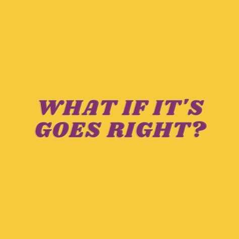 What if it's goes right? You need to try everything and never give up on your dreams. What If Quotes, Everything Quotes, Try Everything, Give Up On Your Dreams, Story Ig, Quotes Thoughts, Everything Goes, You Gave Up, Never Give Up