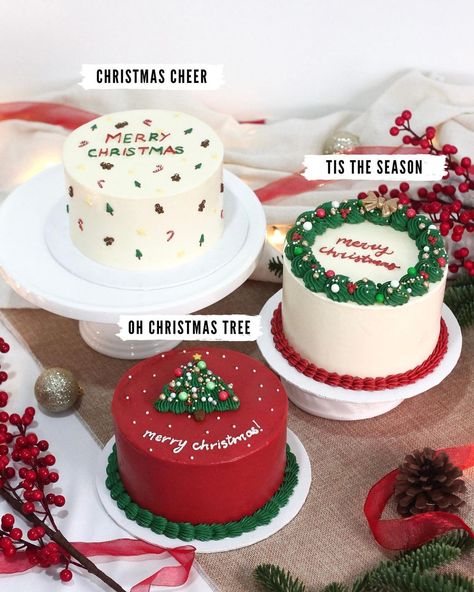 Christmas Theme Cake Ideas, Winter Cake Designs, Simple Christmas Cake Designs, Easy Christmas Cake Designs, Christmas Carrot Cake, Christmas Drip Cake, Cake Decorating Ideas Christmas, Christmas Themed Cakes, Christmas Gingerbread Cake