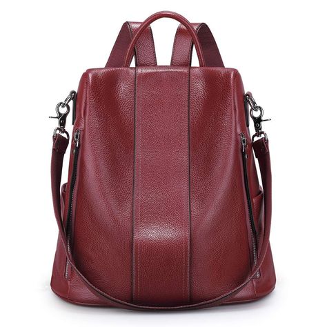 Leather Backpacks For Women, Soft Leather Backpack, School Rucksack, Convertible Purse, Backpacks For Women, Leather Backpack Purse, Leather Backpacks, Everyday Bag, Medium Bags